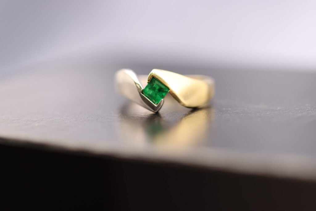 bague émeraude